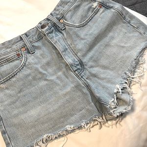 Madewell Relaxed Denim Shorts 27